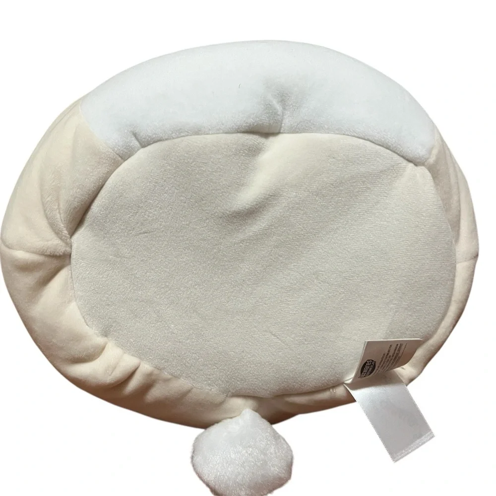Squishmallows Bunny Plush Easter Basket Tote Cream Lavender Soft Handle